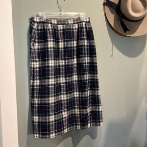 Vtg Pendleton Mackenzie tartan wool skirt